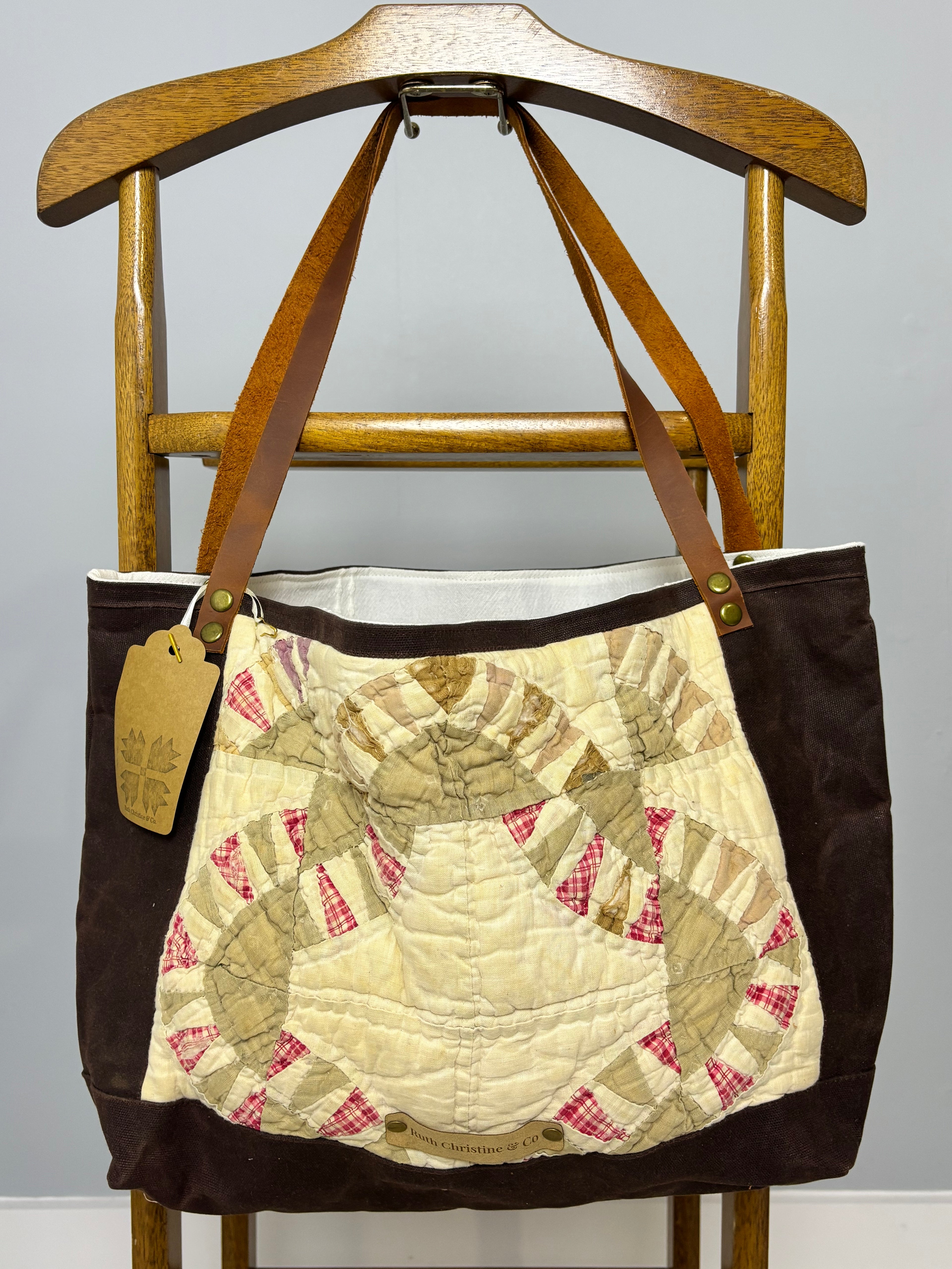 The Heritage Tote- Pink Colorway